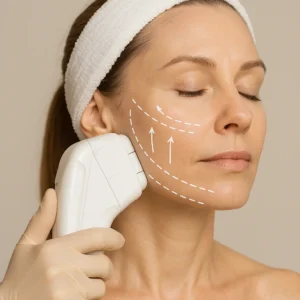 Woman having HI-FU to reduce wrinkles call LA LIPO Wood Green Now!