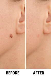 Skin tags removal Wood Green before and after