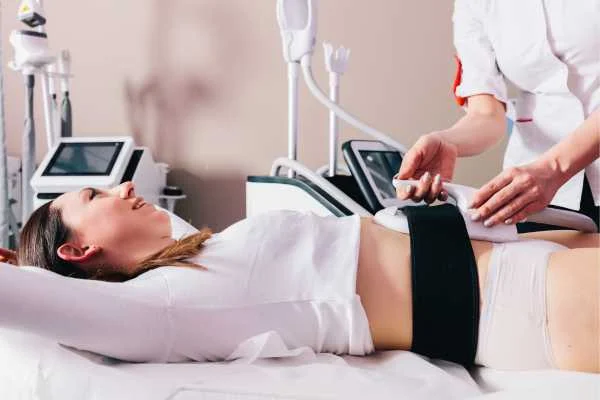 woman having body sculpting to help improve her body image and her mental health Wood Green