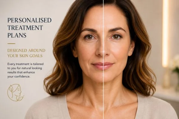 Before and after results of Collagen Lift Therapy Wood Green