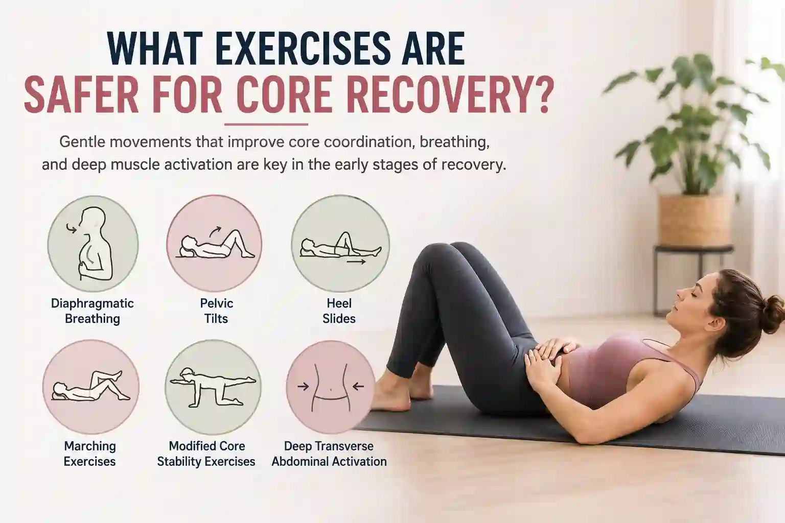 What Exercises Are Safer for Core Recovery Wood Green