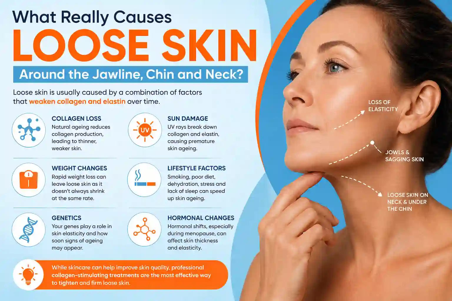 What Really Causes Loose Skin Around the Jawline, Chin and Neck Wood Green?